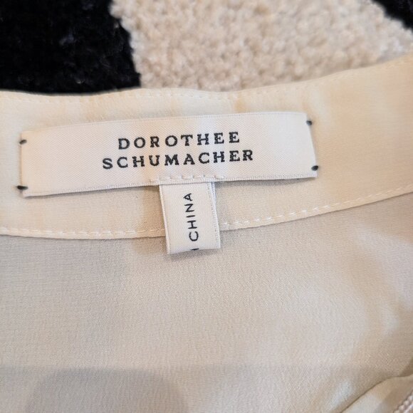 Dorothee Schumacher 100% Silk Blouse Size 4 quietluxury - Picture 5 of 7